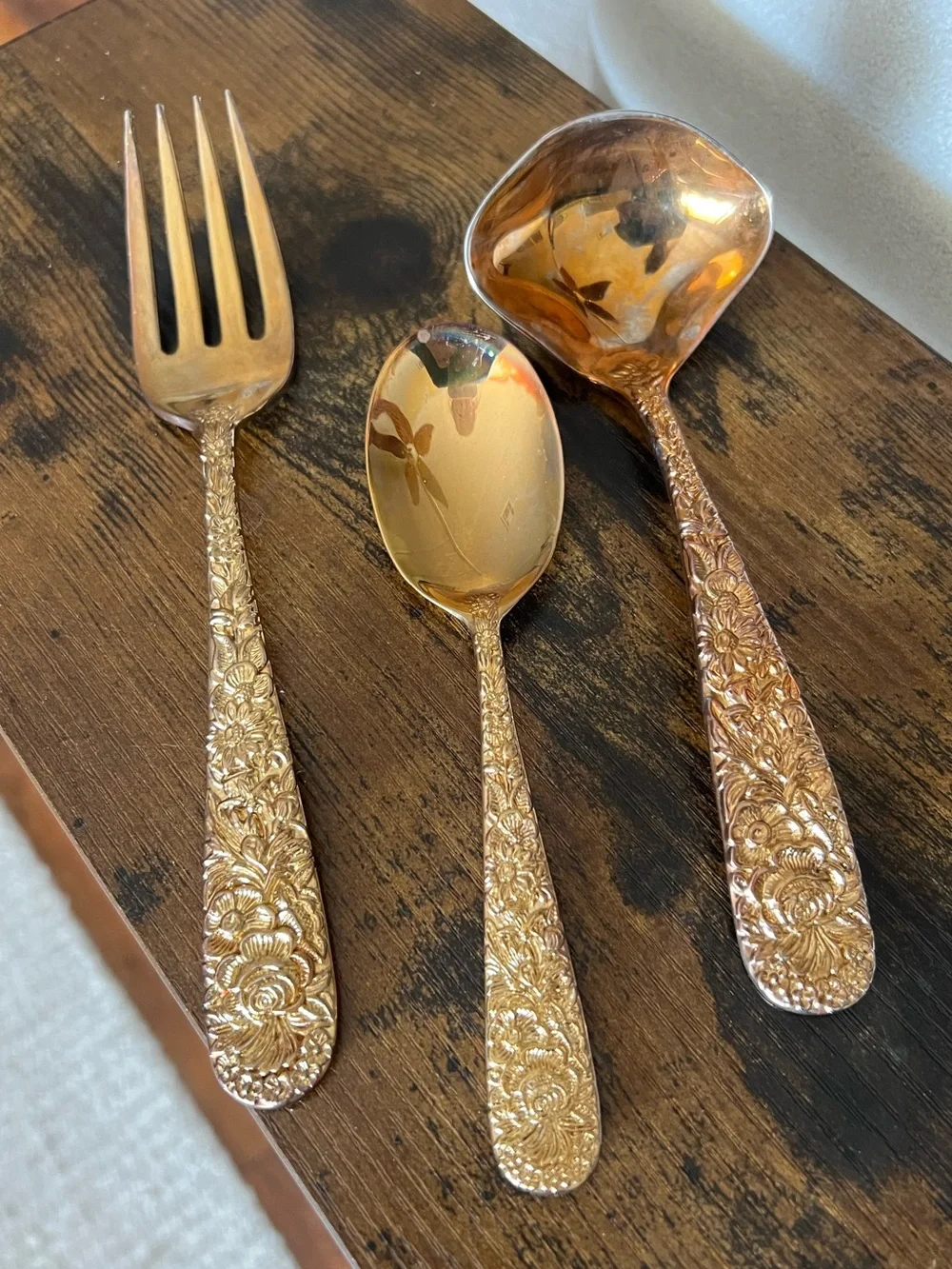 Godinger 24K Gold-Plated 64-Piece Flatware Set